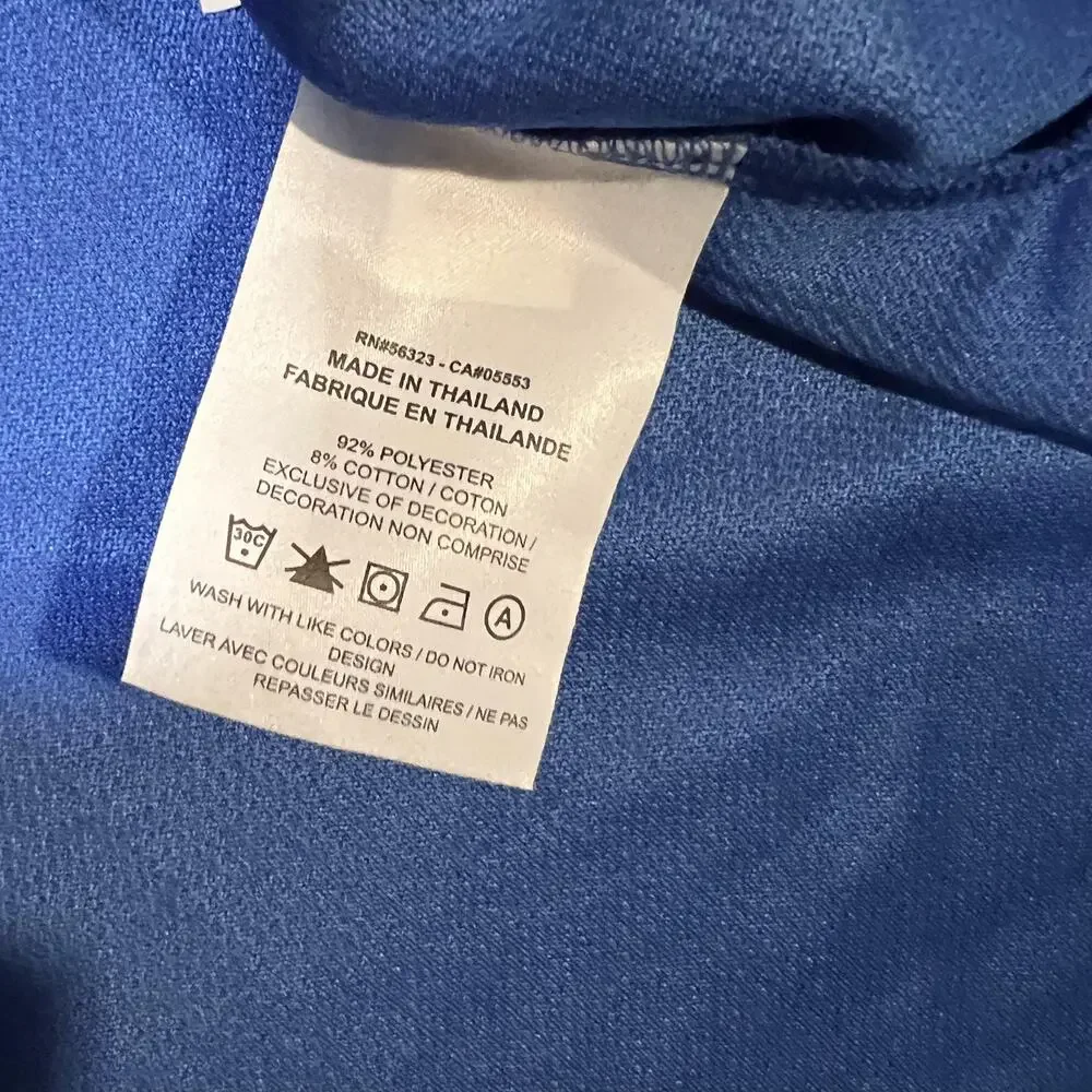 Florida Gators Polo Shirt Mens 2XL Blue NCAA College Football Dri-FIT Golf Nike